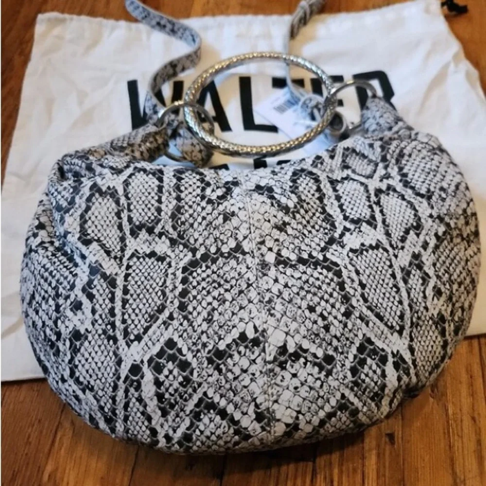 WALTER BACKER JANE MINI HOBO SNAKE BAG